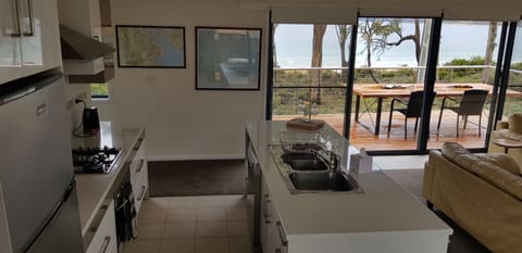 Kitchen and front deck
