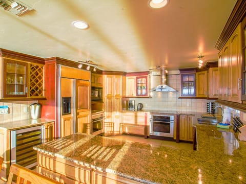 Main kitchen on the main floor (second floor).