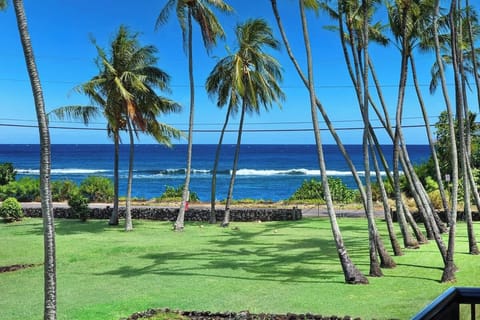 Beautiful Prince Kuhio Park overlooking the ocean