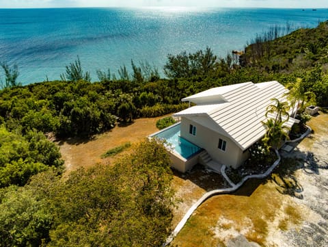 Front shot of house with waterfront