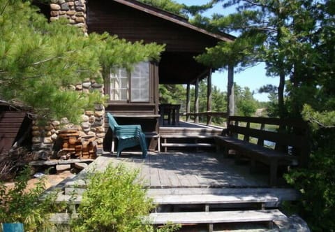 Deck leading to Main Cabin porch.