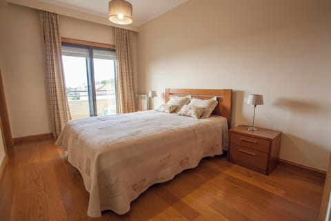 Master bedroom with balcony