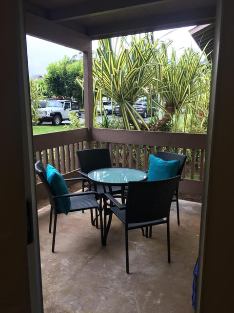 Patio to enjoy morning coffee or afternoon cocktail or just enjoy the fresh air.