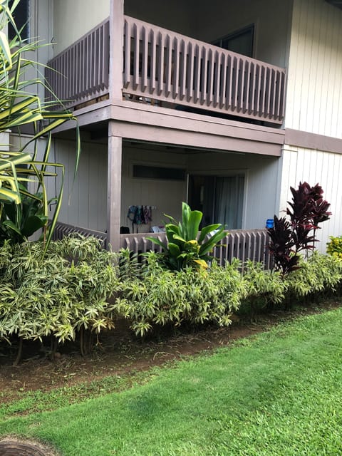 Exterior of building looking at patio