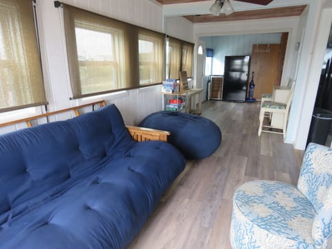 Take a nap or read a book in the sun room 