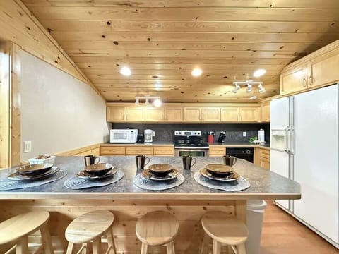 Island View into kitchen