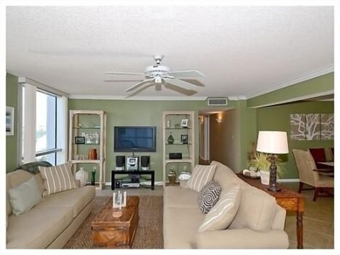 Living Room with large tv