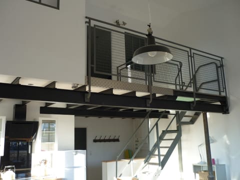 The staircase and landing