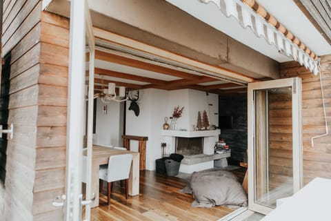 Open to the incredible mountain views