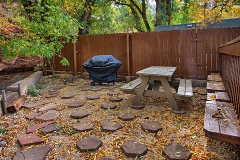 have a nice bbq right by the river