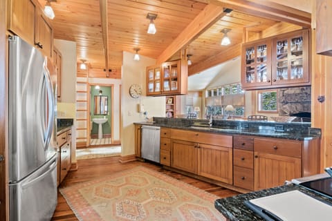 Kitchen and Half Bath