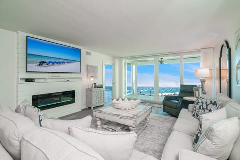 Living Room with Beach View