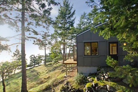 Whale Watch Point is tucked on a cliffside overlooking Haro Strait
