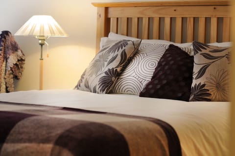 Peaceful master bedroom with dressing area and ensuite.