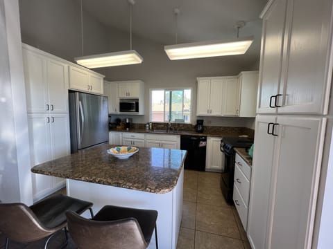 Light and Bright kitchen with everything you need!Both regular and Keurig coffee