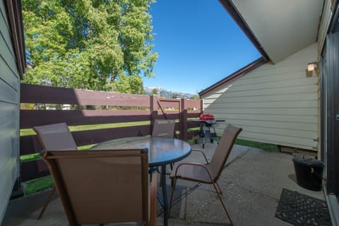 Patio with Electric Grill