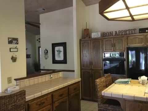 Kitchen is open to the great room and dining room so everyone is together 