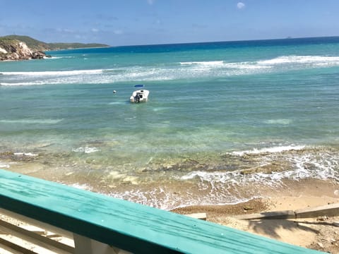 The sand and the ocean are literally just a few yards beneath below your balcony
