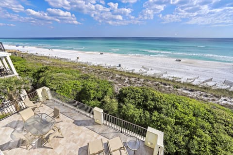 View of the beach from the 3rd floor Master Bedroom Balcony