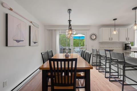 Dining table with seating for 8-2 extra table leaves are available