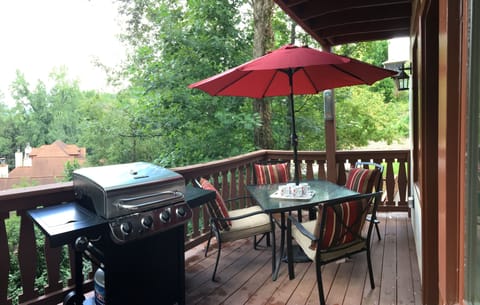 Main deck for grilling and chilling!