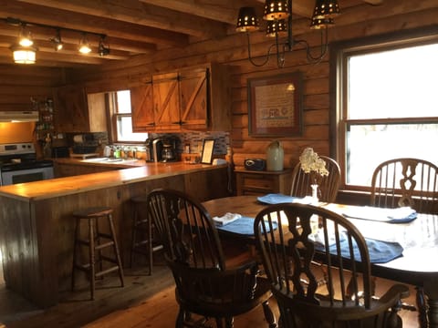 Breakfast room off of the kitchen.