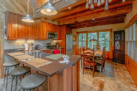 Kitchen and dining area