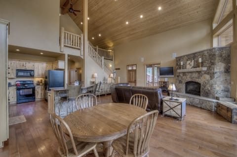 Great view of the living space on the main floor.