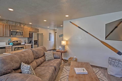 West Yellowstone Vacation Rental | 1BR | 1BA | 750 Sq Ft | Step-Free Entry