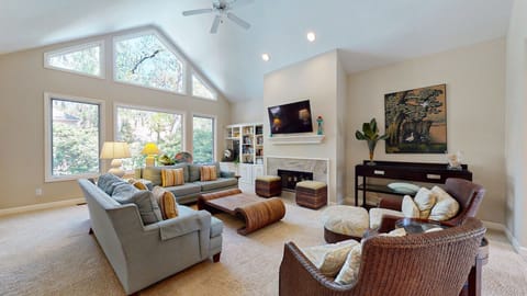 Living Room with HDTV