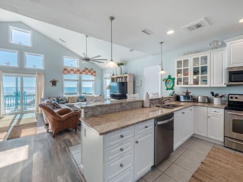 Fully Equipped Kitchen with Stainless Steel Appliances