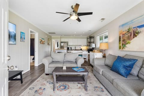 The living room has enough space for everyone!