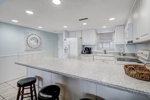 Kitchen with Ocean View