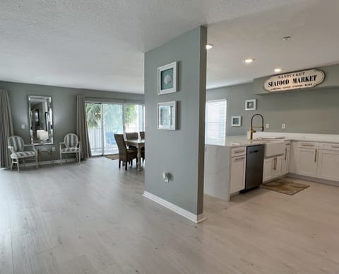 View of the updated kitchen and dining area - View of the updated kitchen and dining area