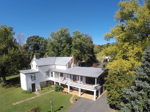 You approach the property from this side.