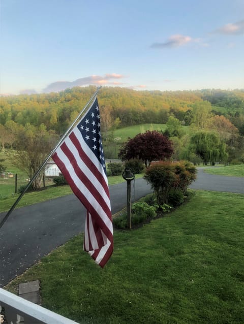 View from the porch in Spring of 2020