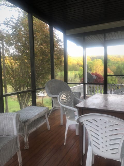 Screened in porch.  It has become one of the favorite places to relax.