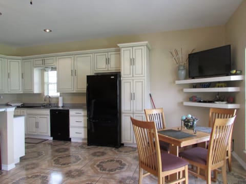 Seating for 4 at table.