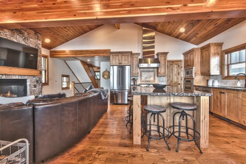 Living Room and Fully Equipped Kitchen