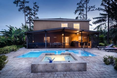 Welcome to our tranquil stunning home! Starting off with the backyard area fitted with a private hot tub, pool and stunning greenery all around - “The house exceeded our expectations, which were pretty high” - Stefan