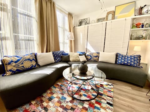 living sitting relaxing area.