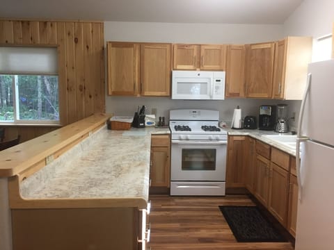 Fully stocked kitchen