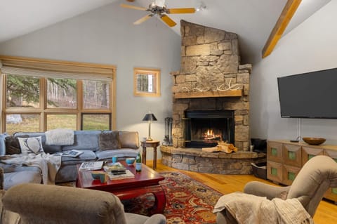 Living Room with Fireplace