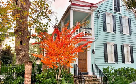 Street view of historical home 