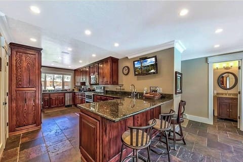 KitchenAid Appliances  heated floor addition Min Bar Ice maker &  Wine Cellear 