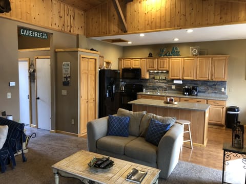 Open Concept with Vaulted Ceilings