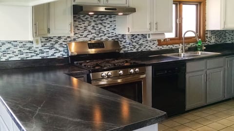 kitchen fully stocked