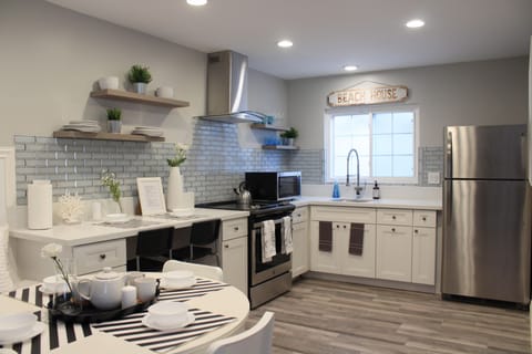 Spacious modern open kitchen