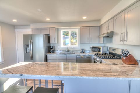 Modern kitchen with all the amenities.