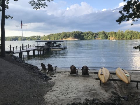 Relax on the beach, take the kayaks out for a paddle